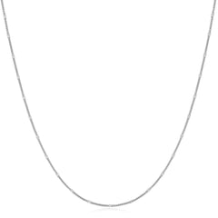 Silver Spheres Chain Necklace