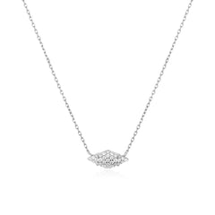 Silver Pavé Sparkle Necklace
