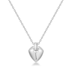 Silver Shield Pendent Necklace