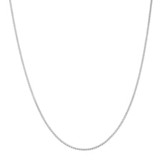 Silver Flat S Link Chain Necklace